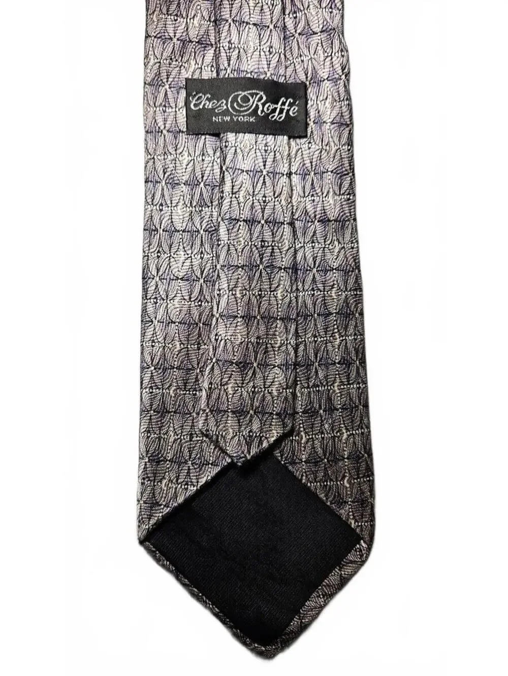 Chez Roffé New York Classic Patterned Silk Tie